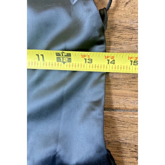 Superdown Open Back Mini Dress Small Black Satin Y2K 90's Clubwear Holiday Party - Picture 9 of 9